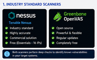 Vulnerability Scanning with Industry Standard Scanners