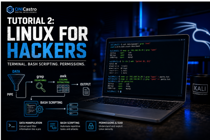 Tutorial 2: Linux for Hackers (Terminal, Bash Scripting, Permissions