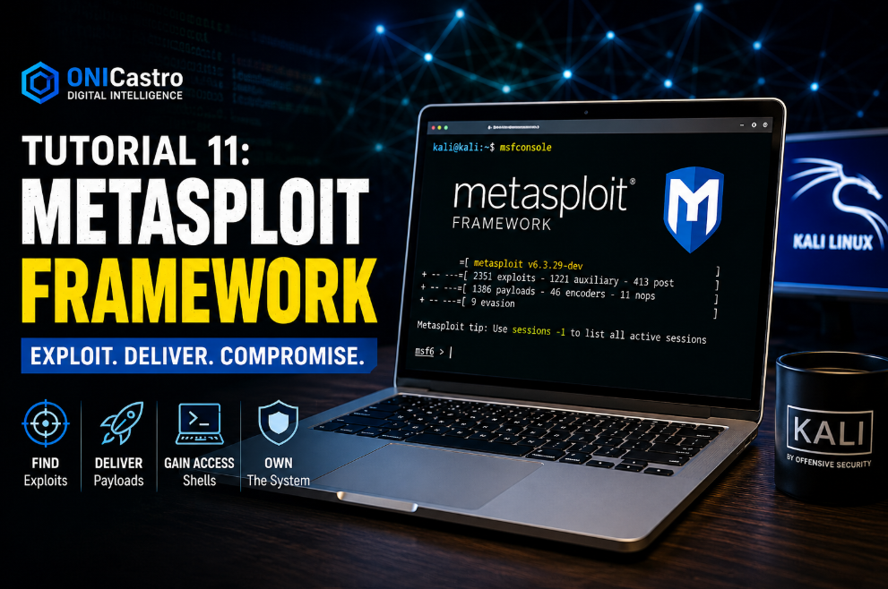 Tutorial 11: Exploiting Network Services (Metasploit Framework)