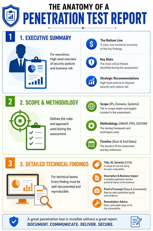 The anatomy of a penetration test report